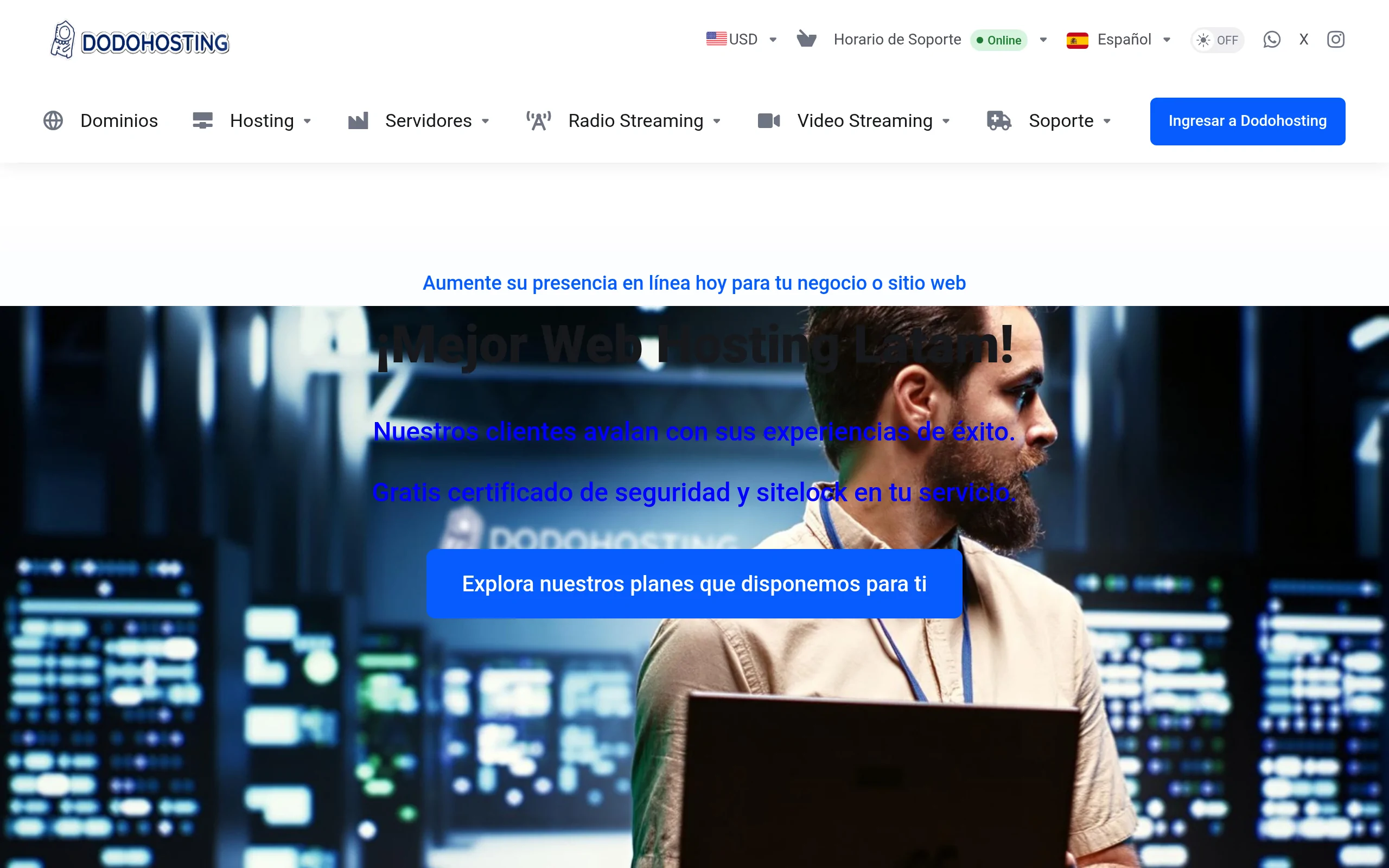 Dodohosting Interface