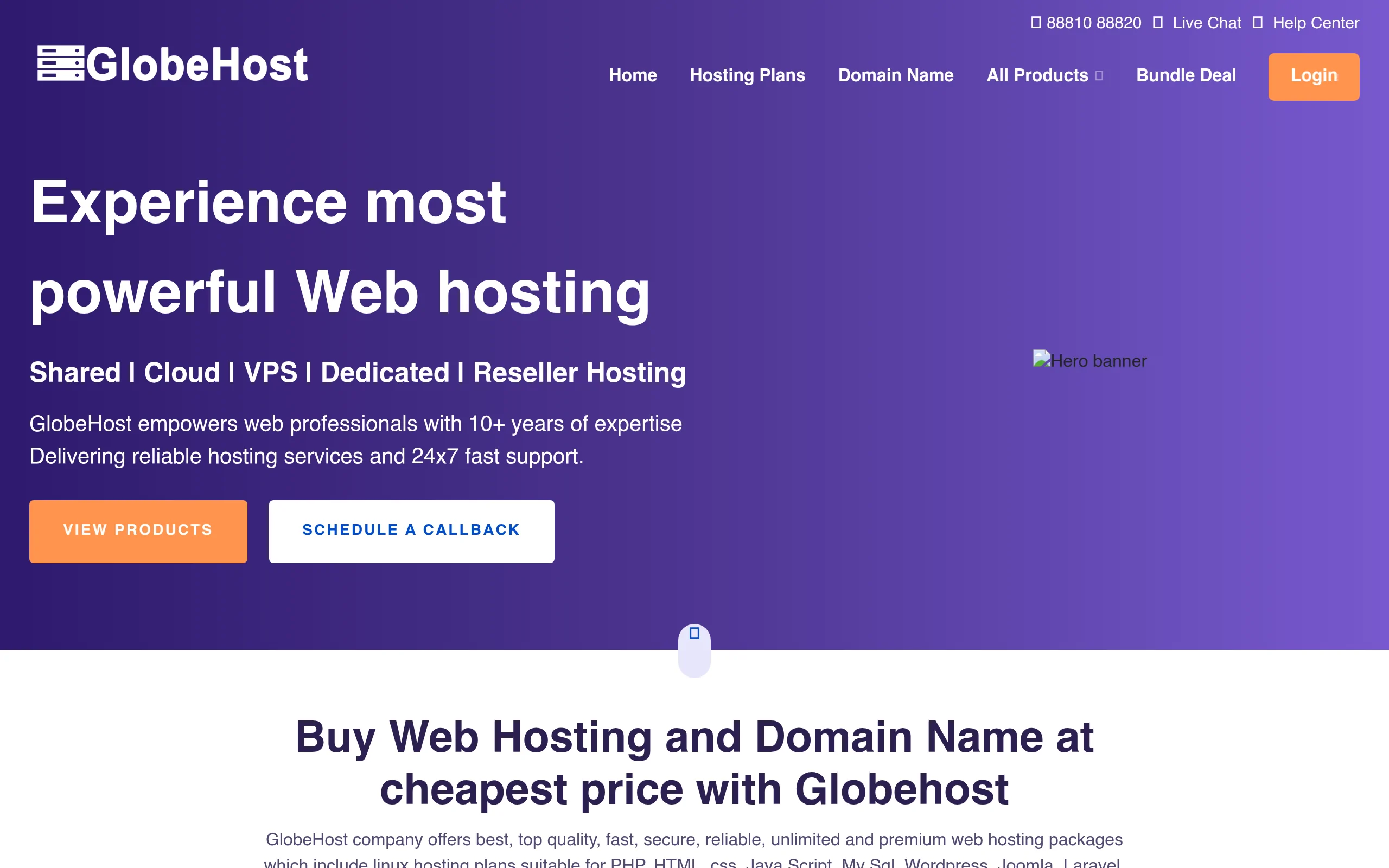 GlobeHost Interface