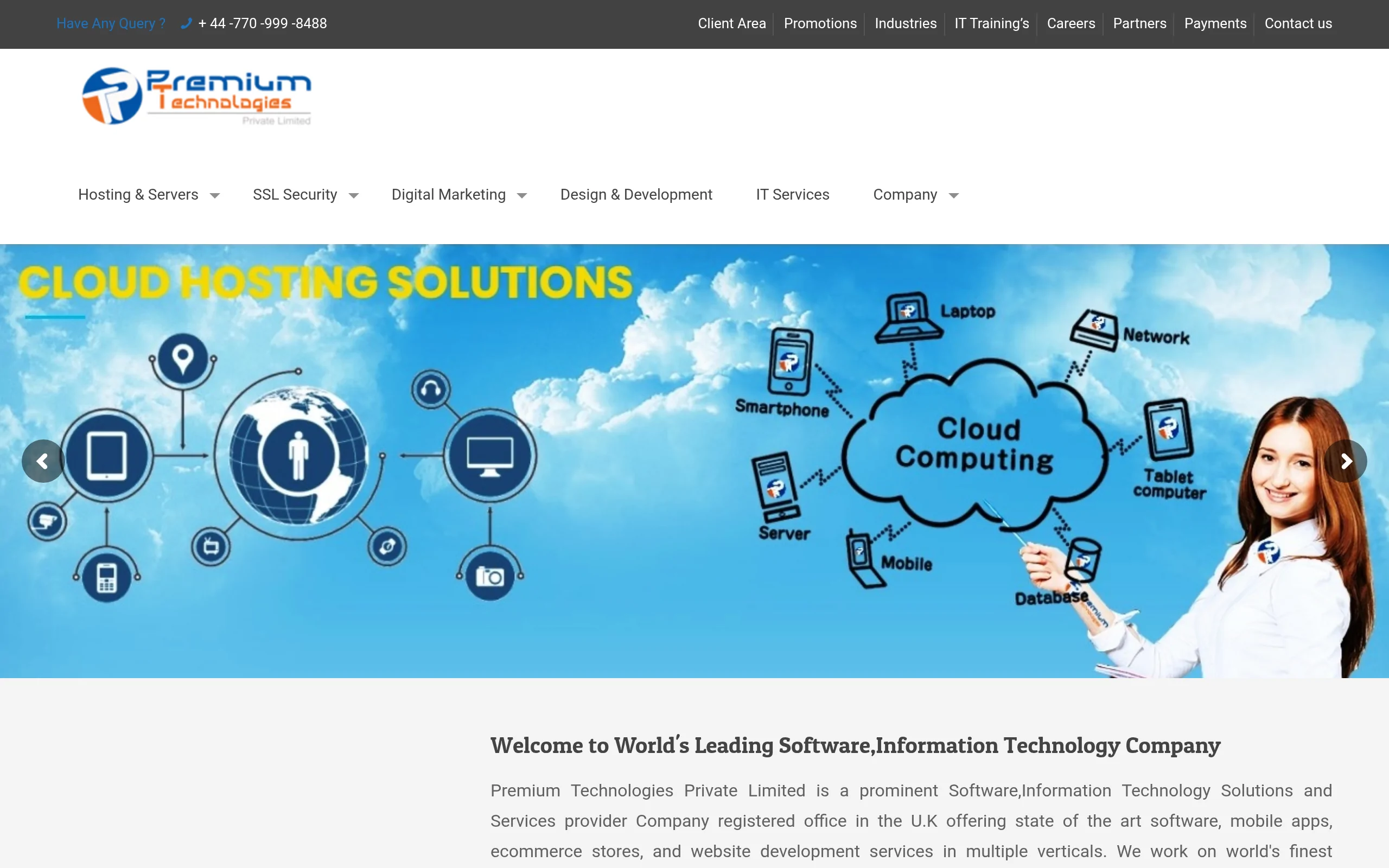 Premium Technologies Interface