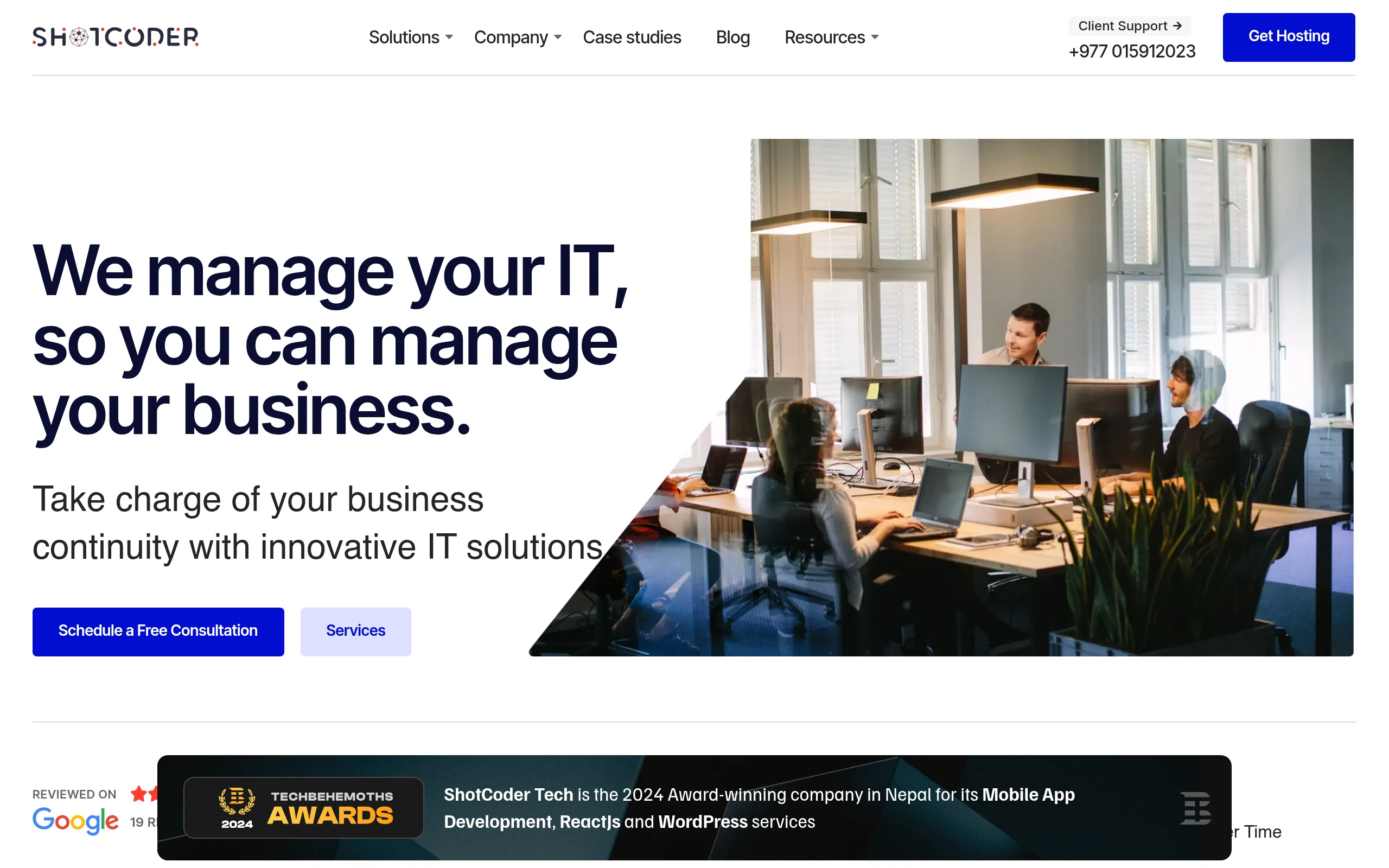 ShotCoder Hosting Interface