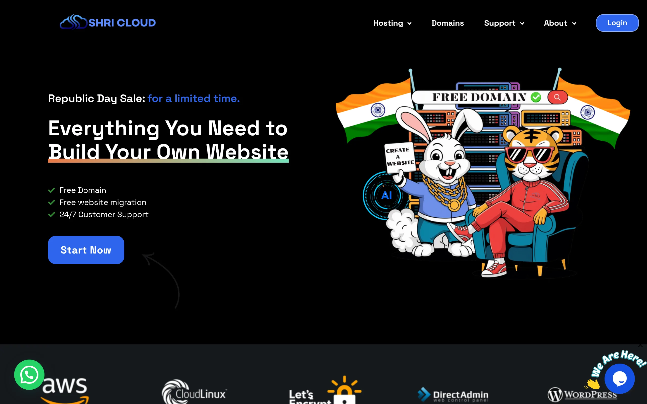 Shricloud Interface