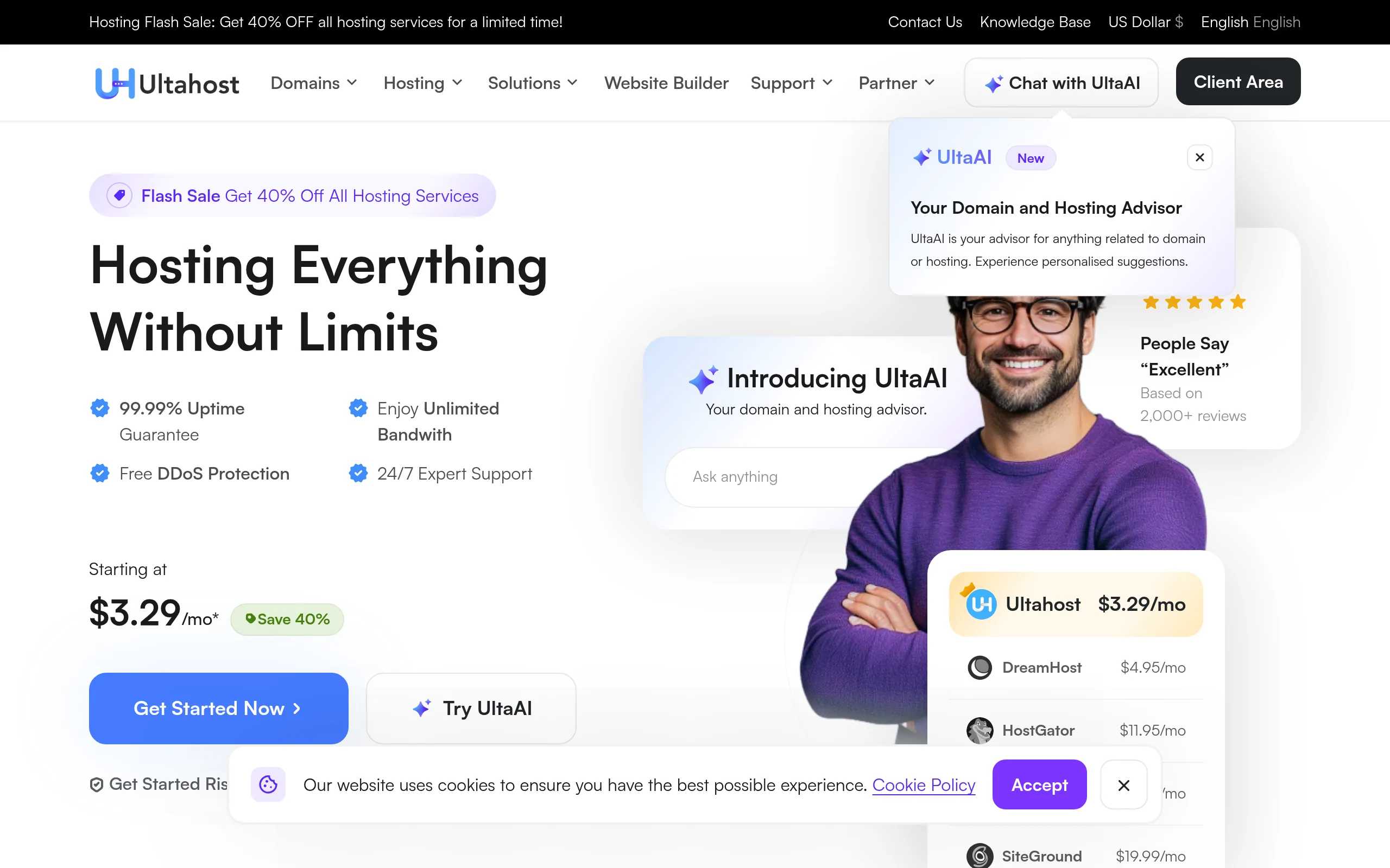 Ultahost Interface