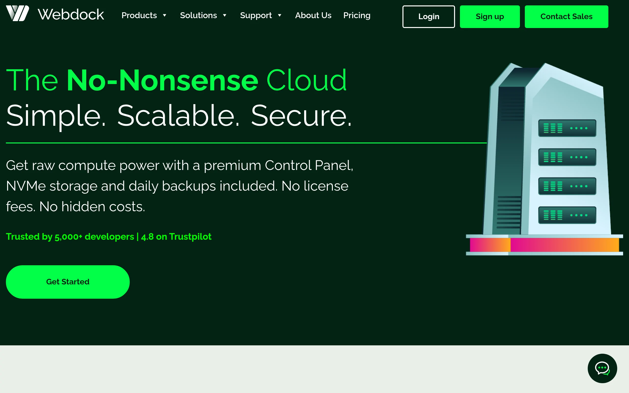 Webdock Interface